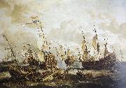 Abraham Storck Four Days Battle, 1-4 June 1666 oil painting artist